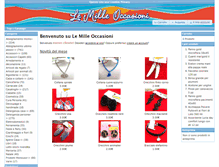 Tablet Screenshot of lemilleoccasioni.com
